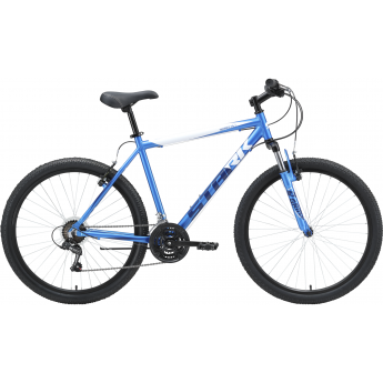 Велосипед STARK OUTPOST 26.1 V, рама 20", (2023) голубой/синий/белый Велосипед STARK OUTPOST 26.1 V, рама 20", (2023) голубой/синий/белый