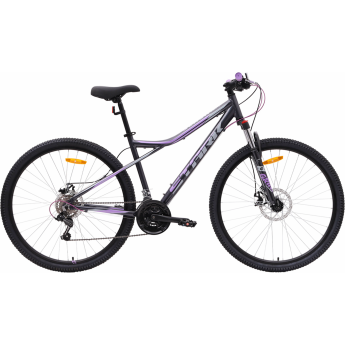 Велосипед STARK'24 SLASH 29.1 D черный металлик/сиреневый, серый 20" Велосипед STARK'24 SLASH 29.1 D черный металлик/сиреневый, серый 20"
