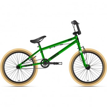Велосипед STARK'25 MADNESS BMX 2 ярко-зеленый/черный/песочный Велосипед STARK'25 MADNESS BMX 2 ярко-зеленый/черный/песочный